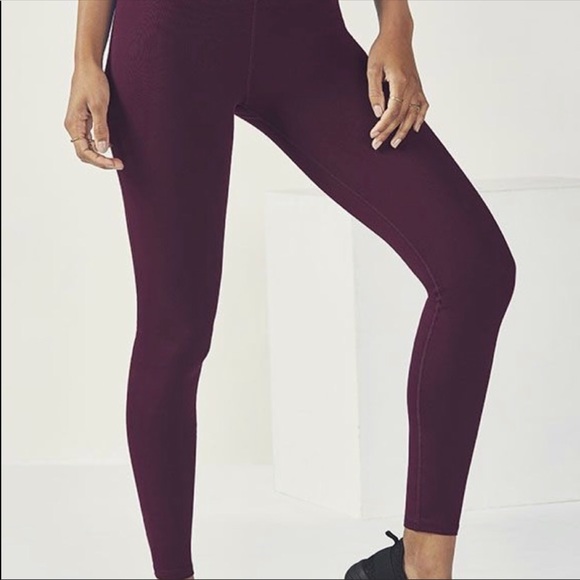 Fabletics HighWaisted Powerhold LeggingBurgundyXXS - Picture 3 of 8